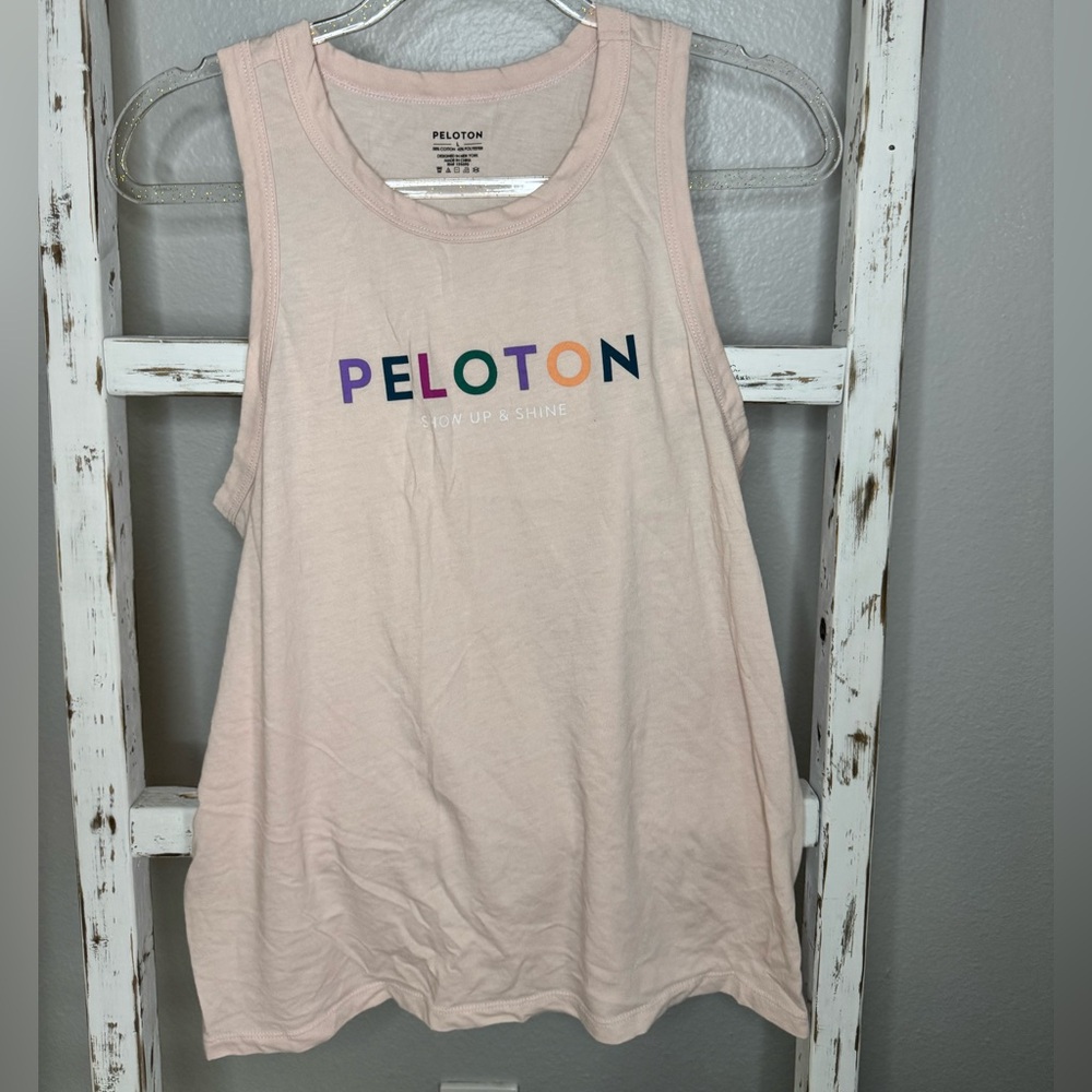 Light Pink Peloton Tank Top
Size: L